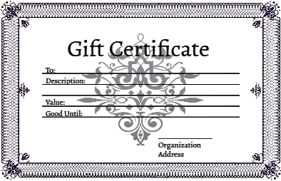 Gift Certificates